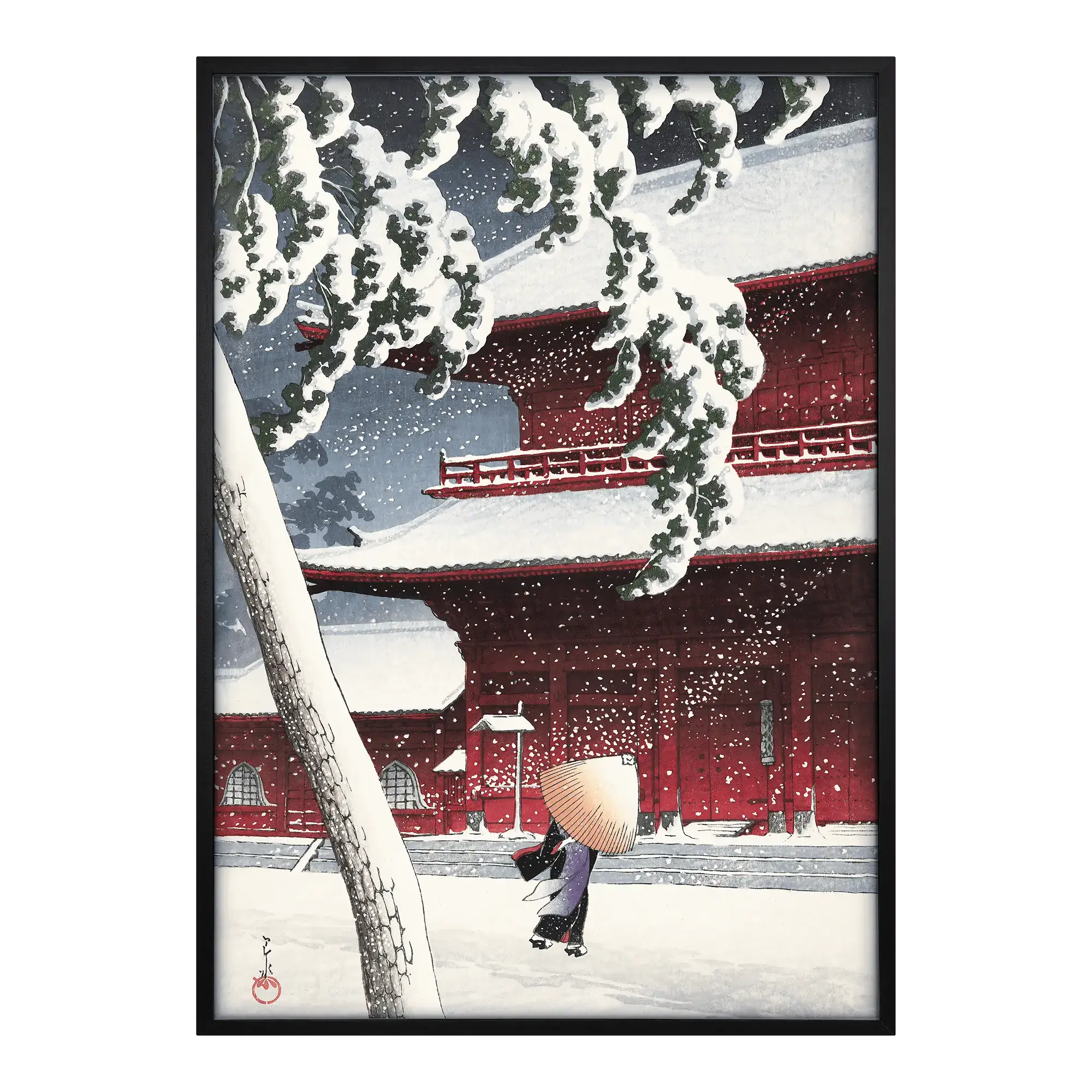 Zojoji Temple in Snow Alfredssons