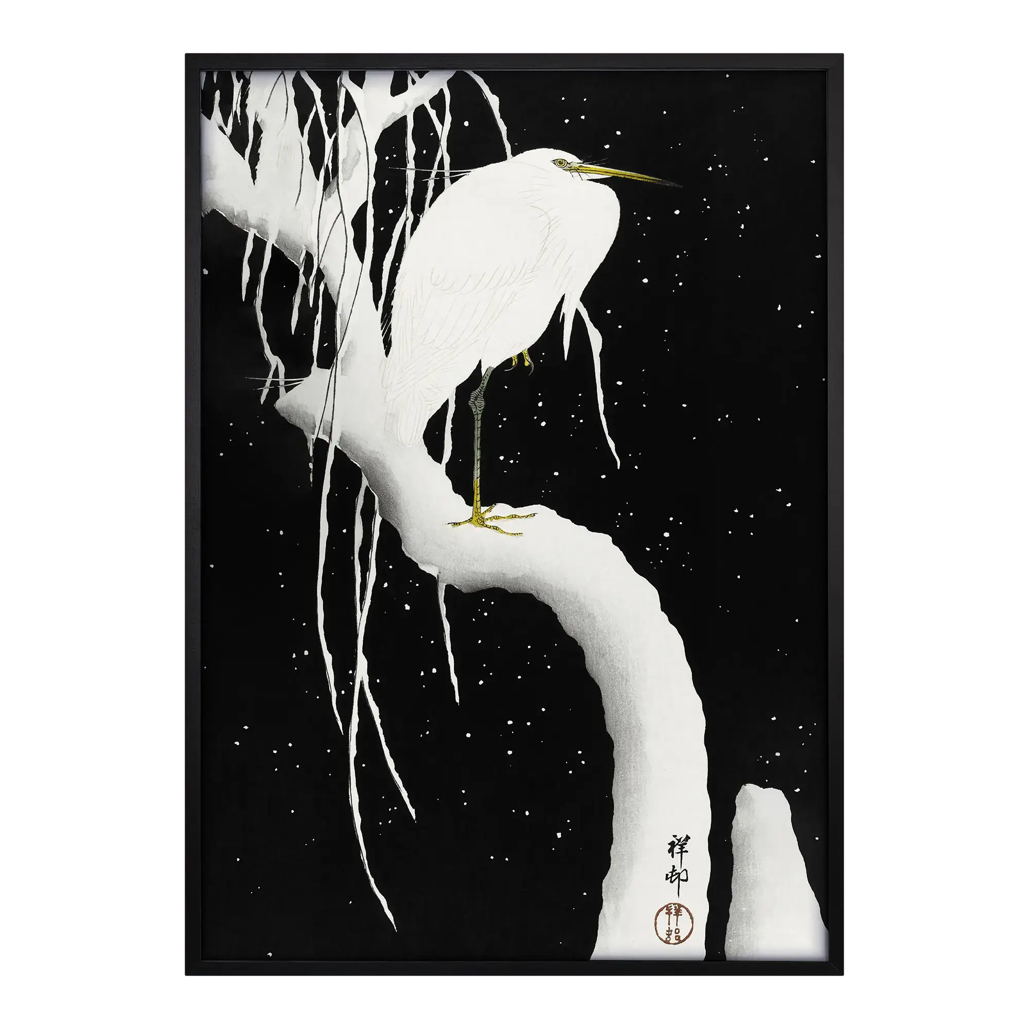 Heron in the Snow Alfredssons