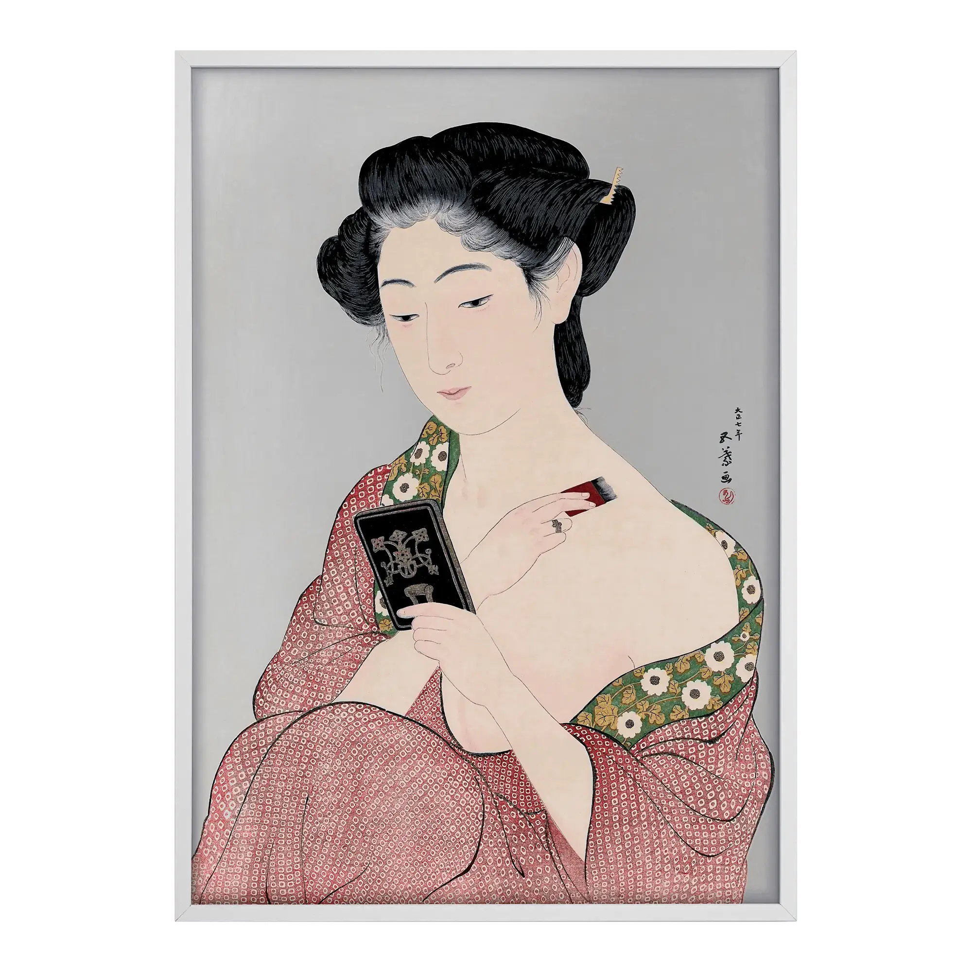 Woman Making Up Alfredssons