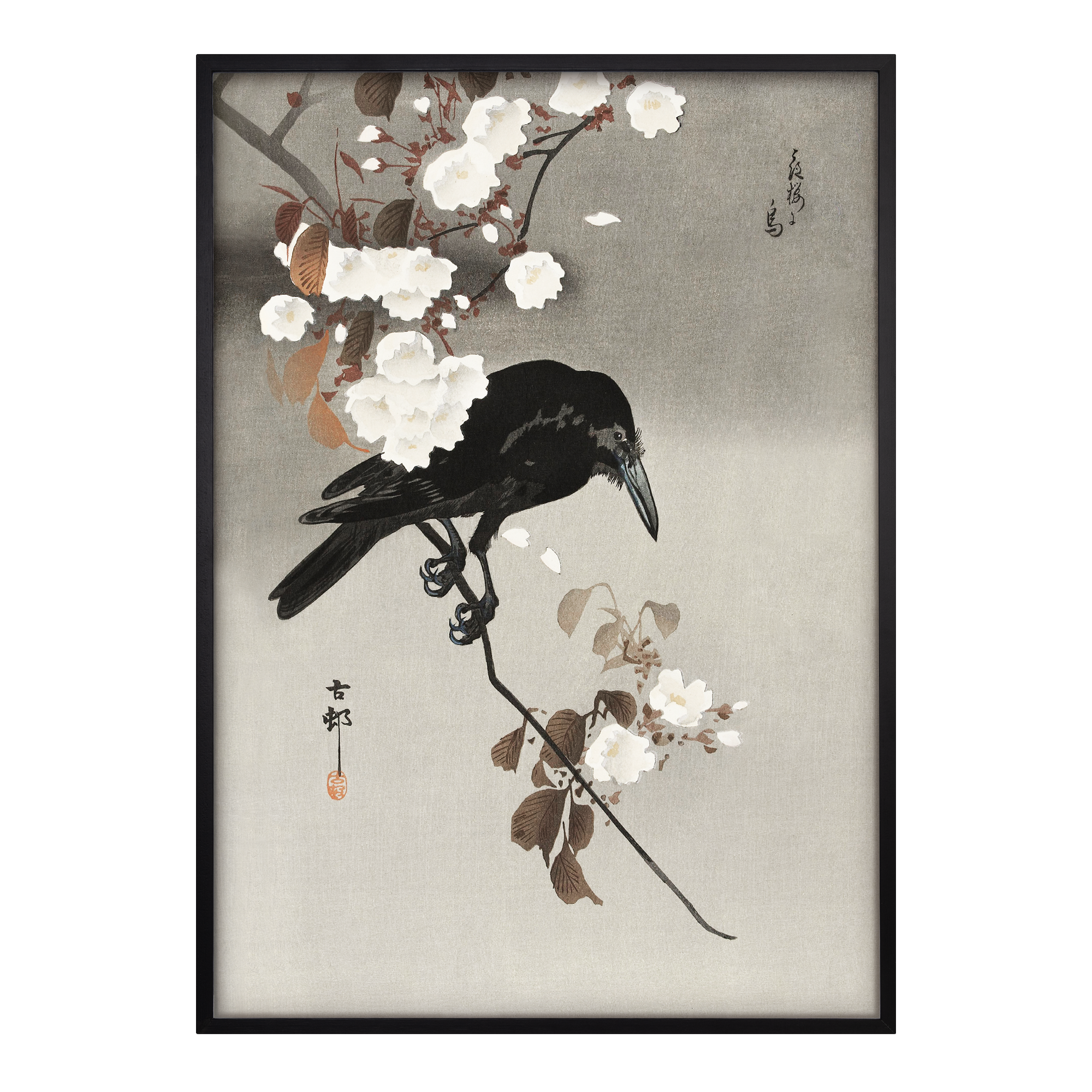 Crow and Cherry Blossom Alfredssons