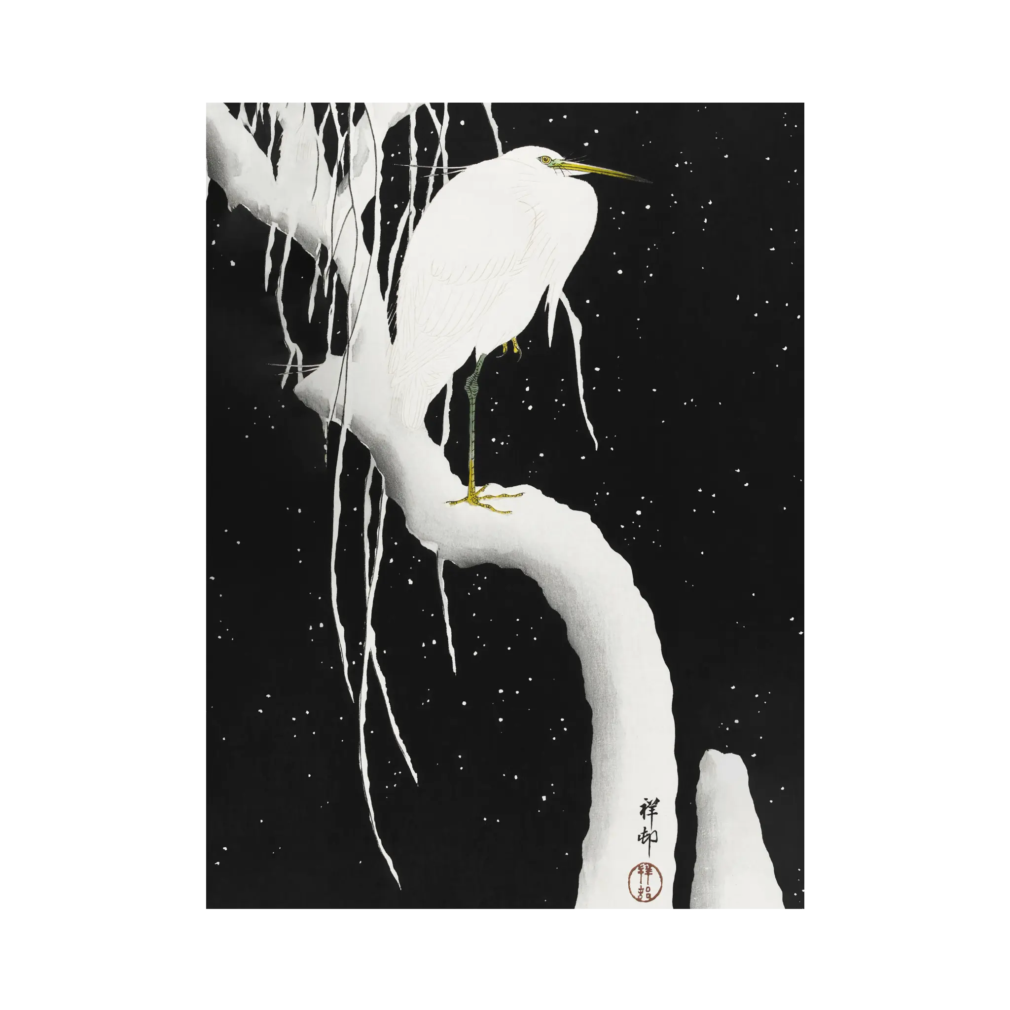 Heron in the Snow Artelo