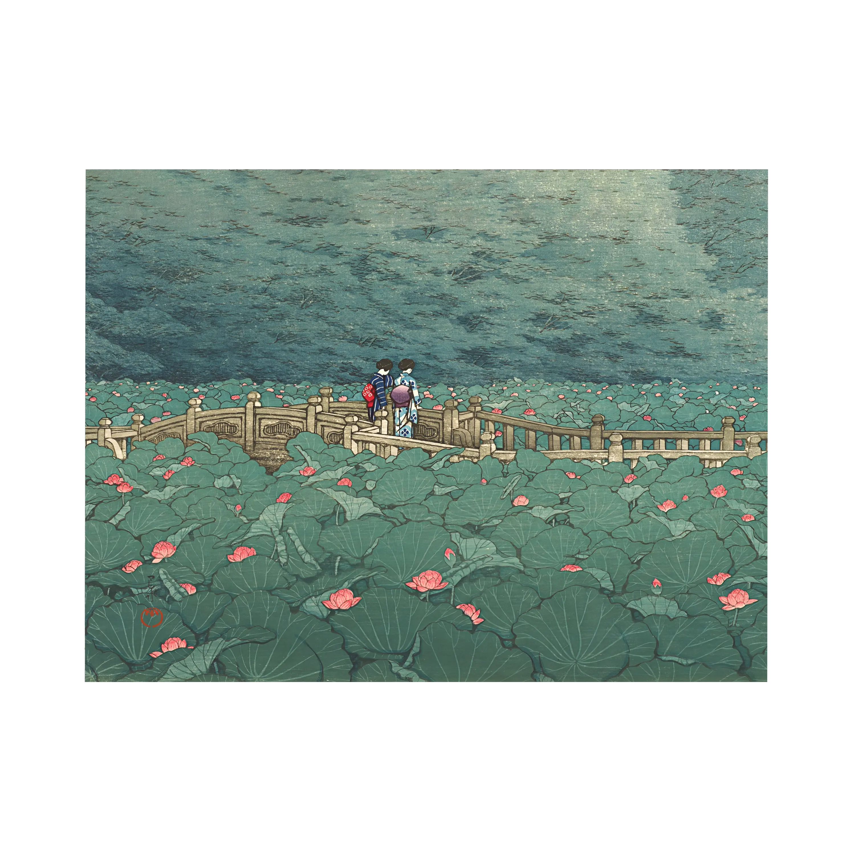 The Pond at Benten Shrine Artelo
