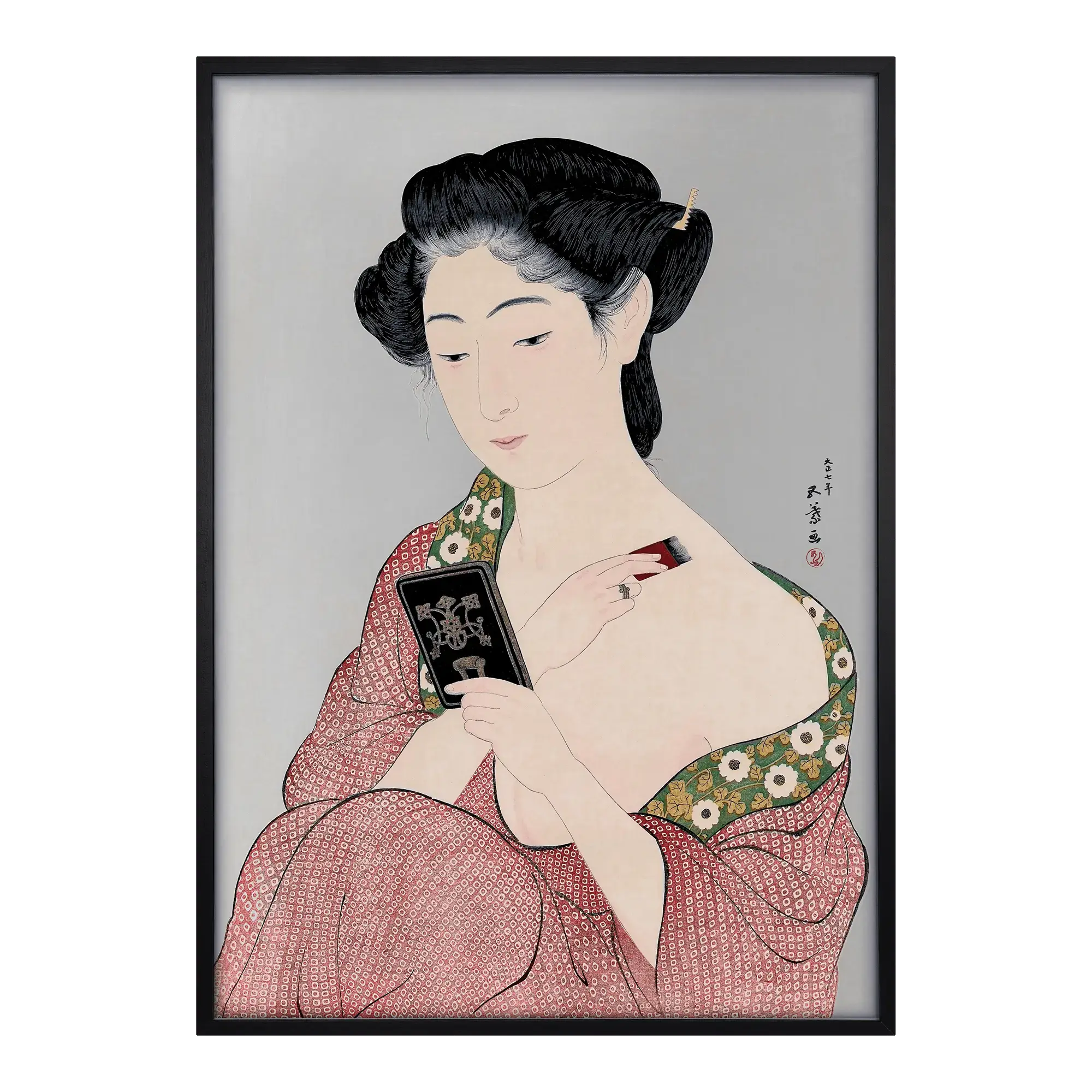 Woman Making Up Alfredssons