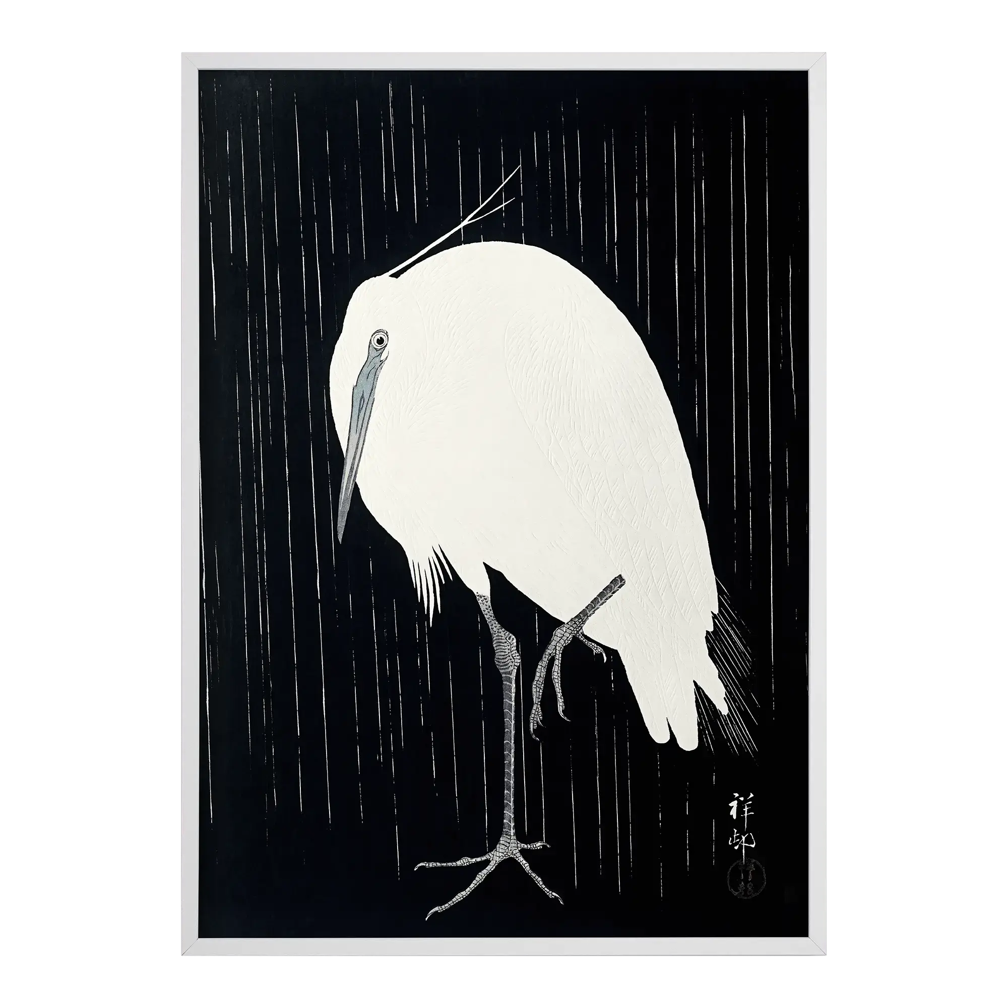 Egret in the Rain Alfredssons