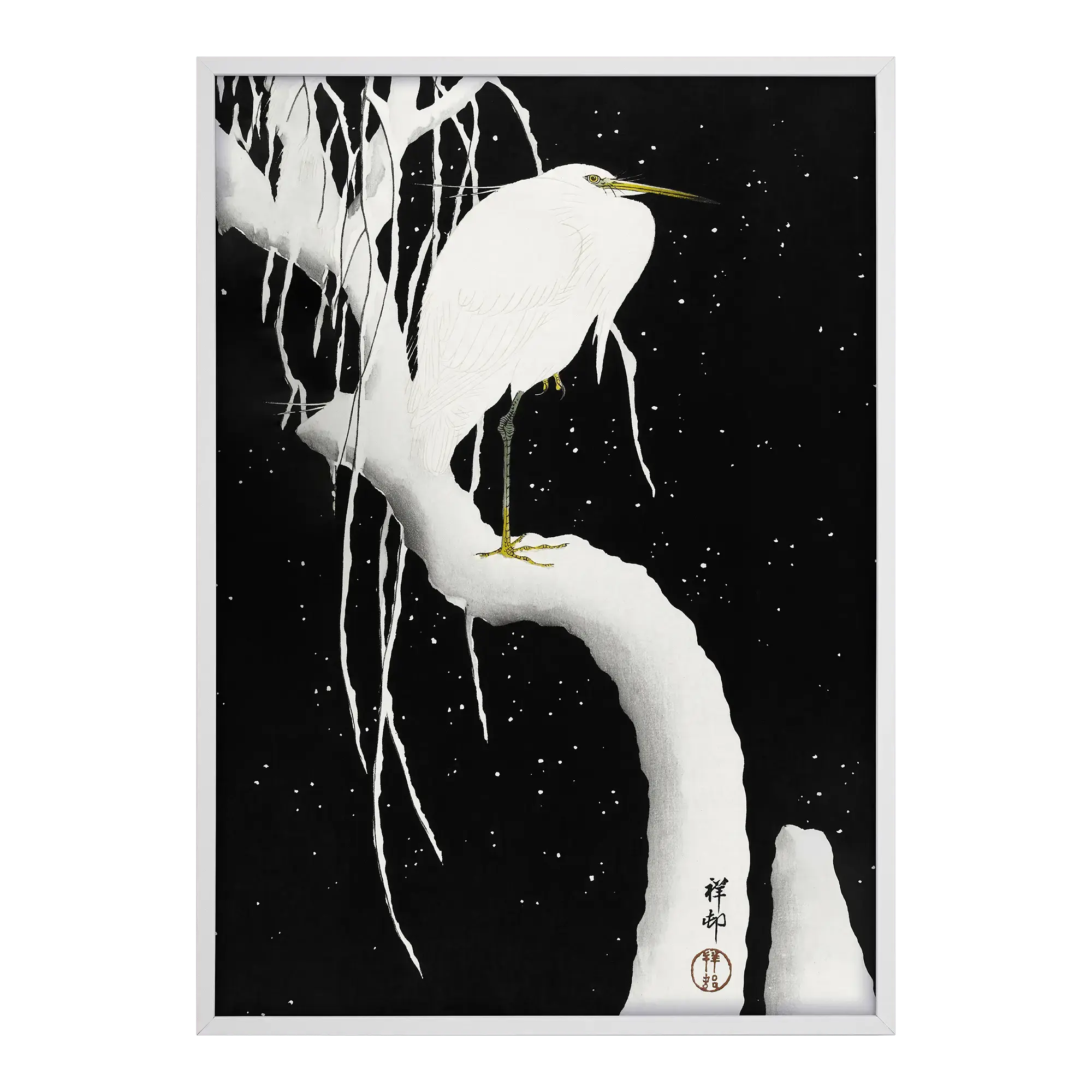 Heron in the Snow Alfredssons