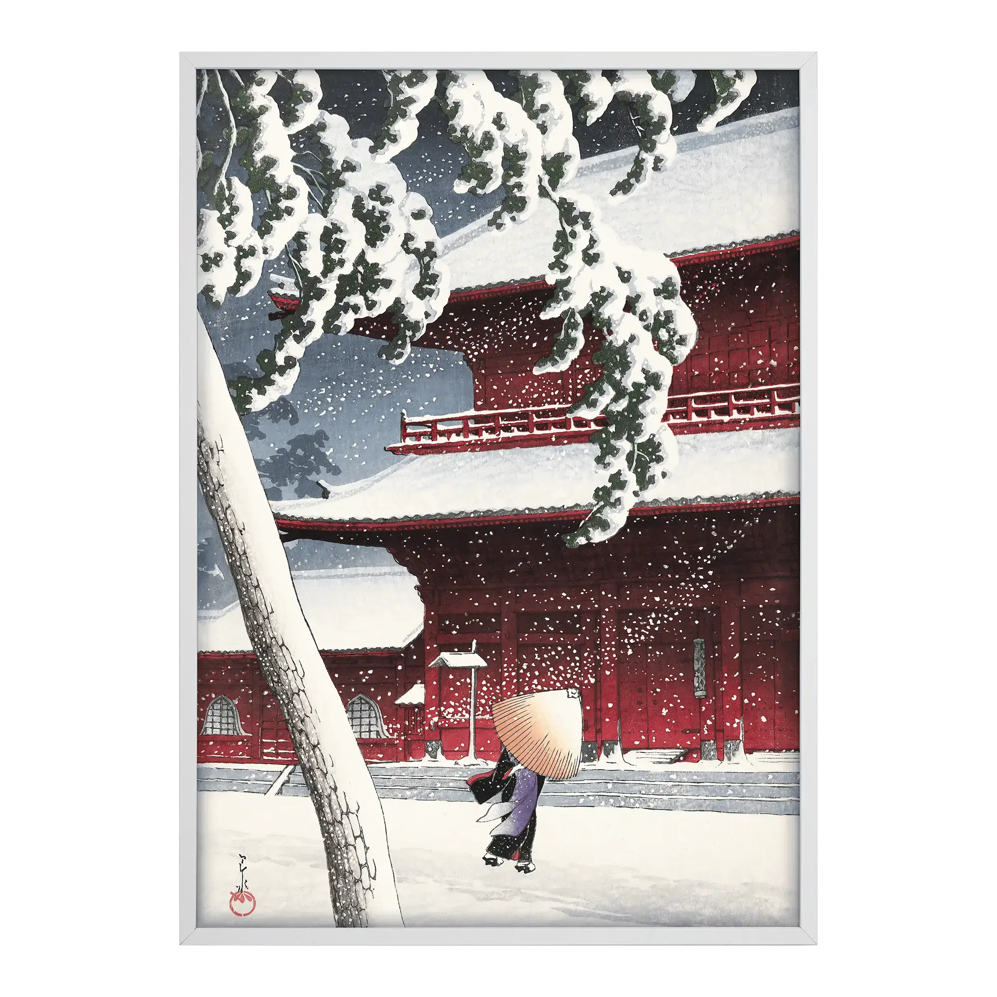 Zojoji Temple in Snow Alfredssons