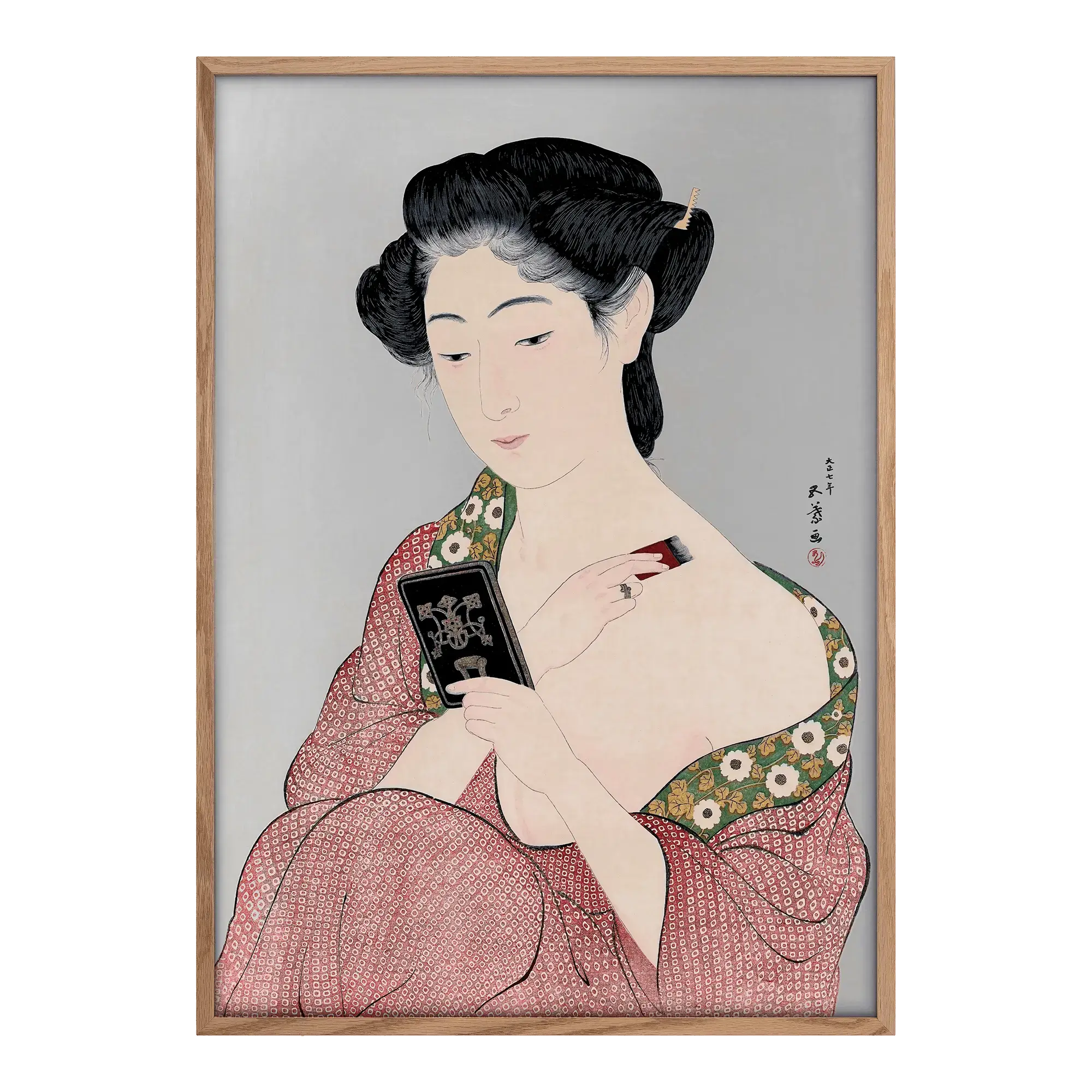 Woman Making Up Alfredssons