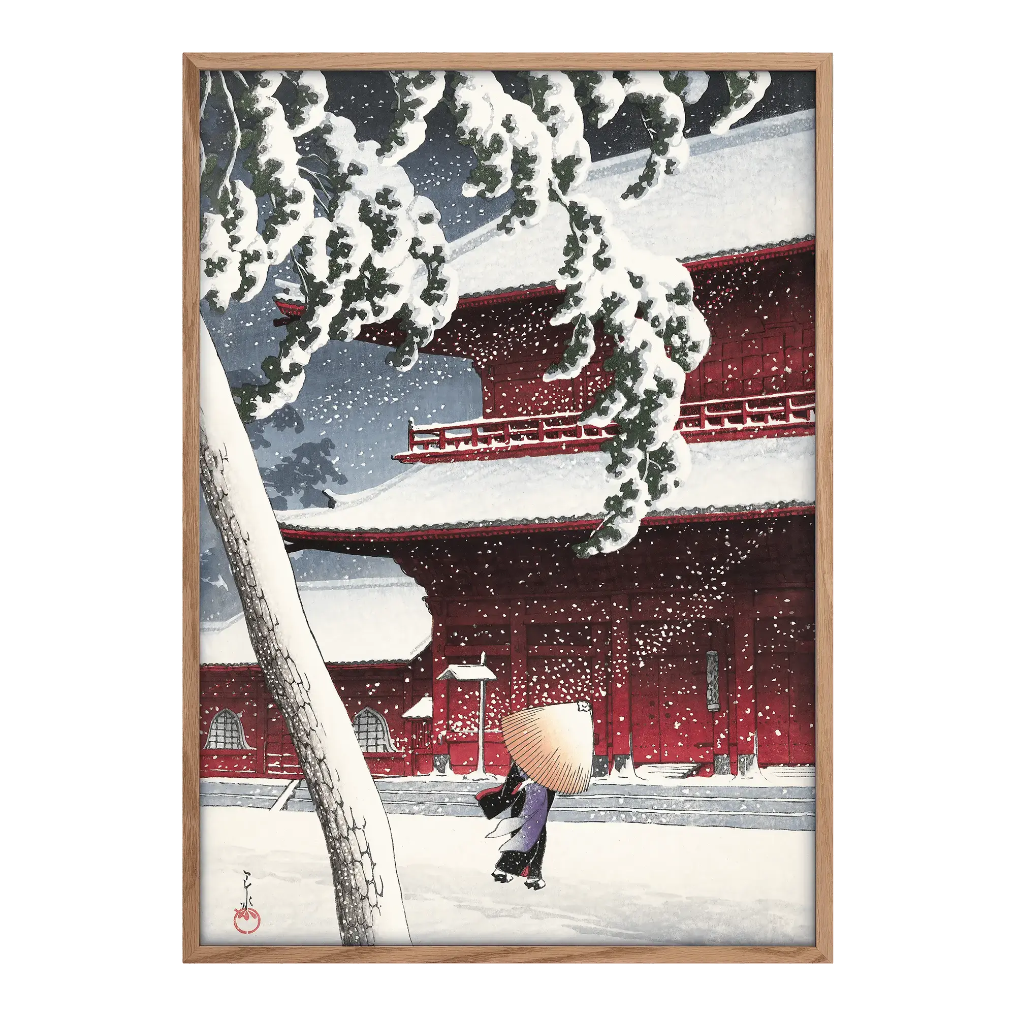 Zojoji Temple in Snow Alfredssons