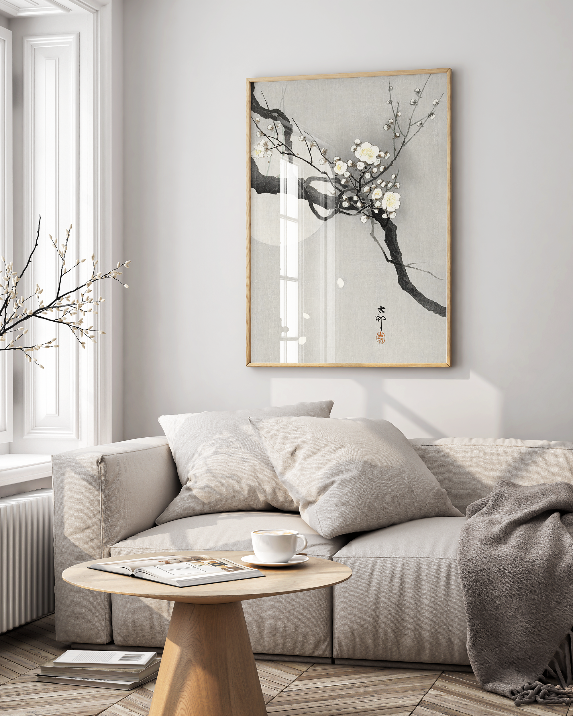 Plum Blossom and Full Moon Alfredssons
