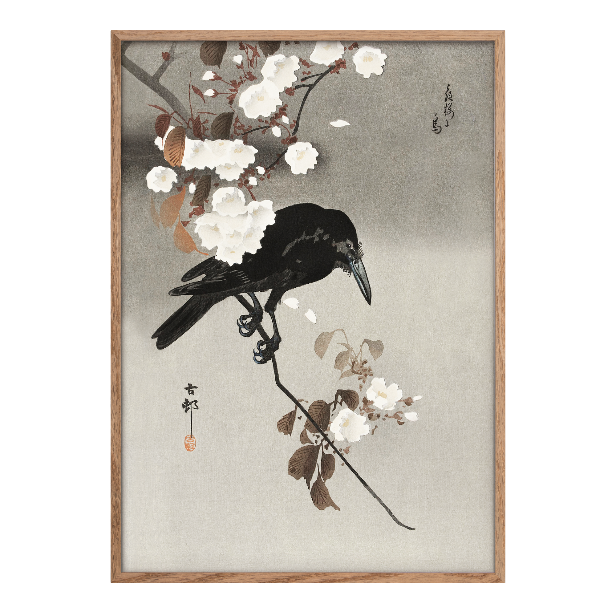 Crow and Cherry Blossom Alfredssons