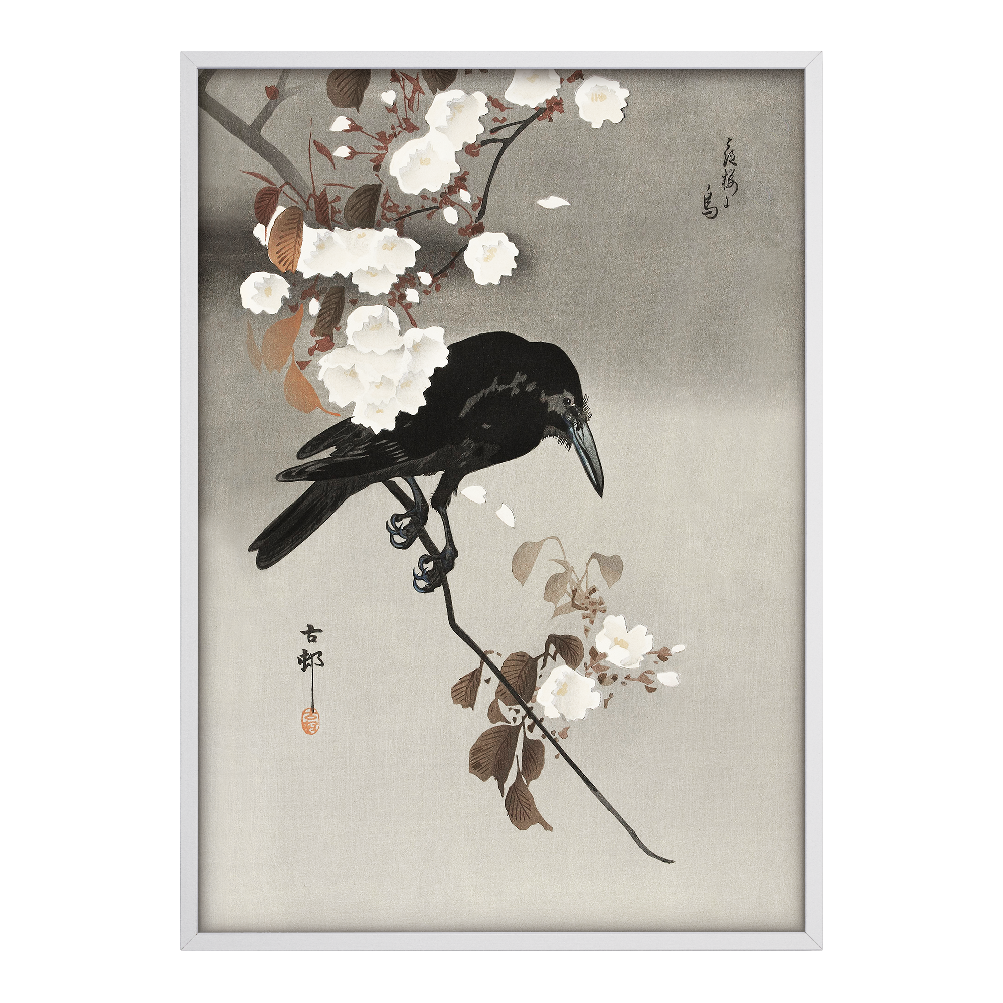Crow and Cherry Blossom Alfredssons