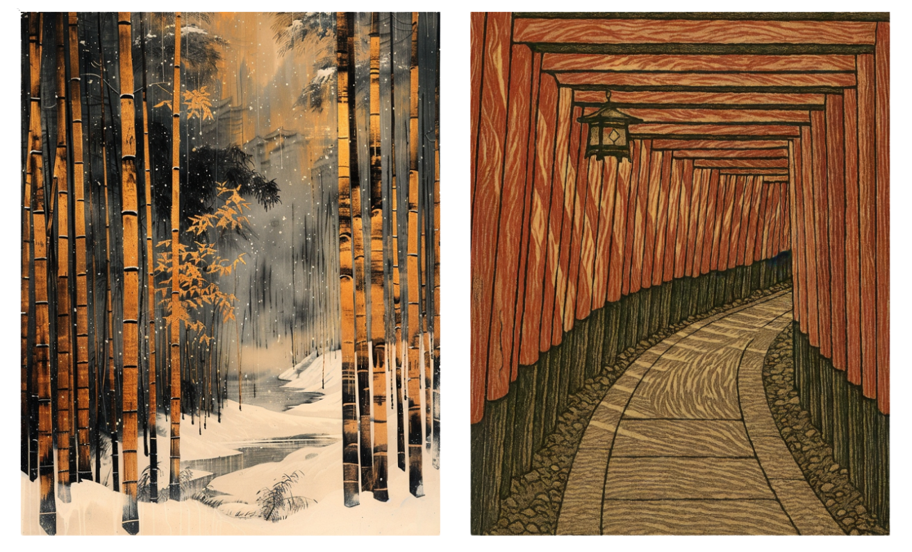 Bamboo In Snow x Kyoto Inari
